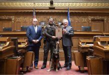 Rep. O’Connor Honors FDL Sheriff’s Deputy Blaine Evans and K9 Iro as First Responders of the Year blaine evans