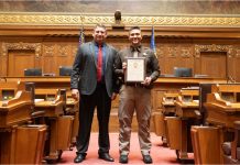 Deputy Anthony Rauch Honored as First Responder of the Year by Rep. Jim Piwowarczyk anthony rauch