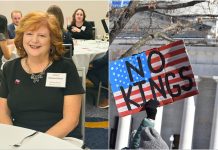 Hate Has No Home HERE? No Kings Protester’s ‘Is He Dead Yet?’ Shirt Is Sign of Perilous Times barbara dittrich