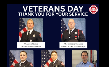 Oak Creek Fire Department Honors Its Veterans oak creek