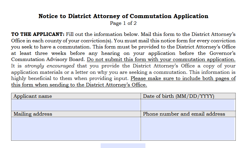 Tony evers commutations