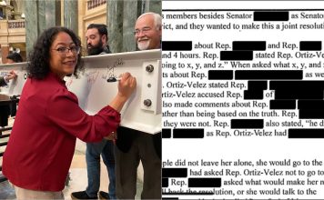 Evers’ Administration Says It’s in the ‘Public Interest’ to BLACK OUT Accusations Against Democrat Legislators sylvia ortiz-velez